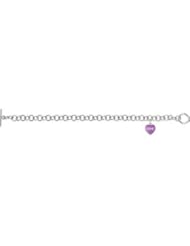 Sweethearts® Enamel Heart Charm Bracelet Sterling Silver " Love " 85511