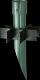 RAB Landscape Lighting MPM19VG 19 Mighty Post with Metal Cap , Verde Green