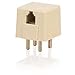 RadioShackÂ 4-Prong Modular Adapter (Ivory)