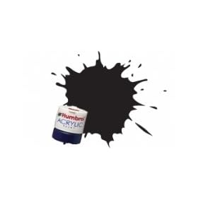 Humbrol - AB0021 - Pas de noir 21 - GLOSS-12ML ACRYLIQUE