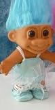Russ 5 Ballerina Troll in Aqua Blue Dress with Aqua Hair