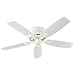 Hunter 23347, Sea Wind White Flush Mount 48
