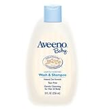 Aveeno Baby Wash and Shampoo, Tear Free - 8 Oz by Aveeno