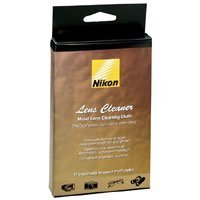 Nikon Moist Lens Cleaner Cloths, Pack of 21.