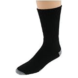 Wigwam Diabetic Sport Crew Sock Black,Large