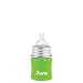Pura Stainless Kiki Infant Bottle Stainless Steel, 5 Ounce, Spring Green, 0-6 Months