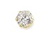 4MM CZ SINGLE SOLITAIRE STUD EARRING