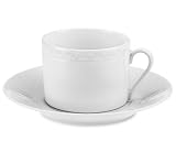 Williams-Sonoma WS Apilco Edwardian Windows Cups & Saucers by Williams-Sonoma