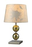 Dimond D1610 Sharon Hill Table Lamp, Green Smoked Glass and Polished Nickel Dimond D1610 Sharon Hill Table Lamp, Green Smoked Glass and Polished Nickel