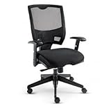 Alera EP42ME10B Epoch Series Mesh Mid-Back Swivel/Tilt Multifunctional Chair, Black