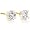 1 carat Brilliant Round Diamond Stud Earrings in 14Kt White Gold or Yellow Gold,Screwback (GH - I1)-Y