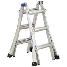 Werner Company Products - Telescoping Ladder, w/ J Locks, 13', 8-1/2