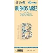 Laminated Buenos Aires City Streets Map by Borch (English Edition) by Borch