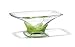 13 Length Green Crystal Bowl - loveliness Collection - Bohemia Crystal - Made In Czech Republic