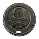 Georgia Pacific Dixie Dixie Black Dome Lid - 12 and 16 Oz Size