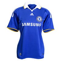 Chelsea Home Shirt 2008/09 - Womens - Size 10 Small