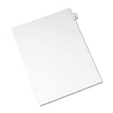 Allstate-Style Legal Side Tab Divider, Title: 28, Letter, White, 25/Pack