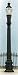 Walthers Cornerstone - Working Street Lamps - Cast Iron Column pkg(2) HO