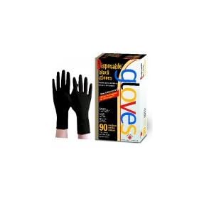 Disposable Black Vinly Gloves Box