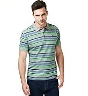XXXL North Coast Pure Cotton Varied Striped Polo Shirt