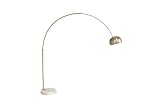 Arco Style White Round flat Base Floor Lamp