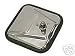 Jeep Chrome MIRROR HEAD, SQUARE CJ CJ5 CJ7 CJ8