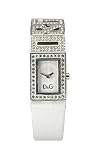 D&G Dolce & Gabbana Shout White Rhinestone Silver Dial Women's Watch #DW0506