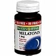 Melatonin 1 Mg Nighttime Sleep Aid Tablets, By Natures Bounty - 90 Ea
