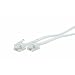 Leviton C2413-7W 7-Feet Flatwire Modular Phone Line Cord with Modular Plugs, White