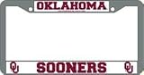 Oklahoma Sooners Chrome License Plate Frame