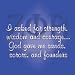 Zeta Phi Beta Sorority Motivational Magnet - "I asked for strength, wisdom and courage"