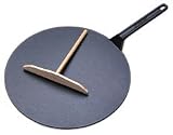 Le Creuset - Crêpière bretonne - Diam: 32 cm - Râteau - Noir - 20047320000400