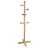 Ore International Kids' Primary-Color 8-Peg Coat Rack