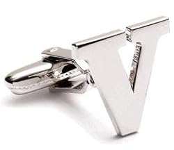 Initial Cufflinks - Letter V