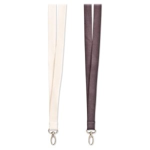 Bamboo Lanyard, w/ Chrome Hook, 36