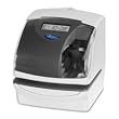 5000E Plus Electronic Time Recorder/Document Stamp/Numbering Machine, Cool Gray