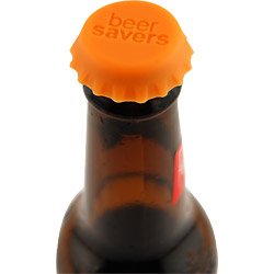 Beer Saver Reusable Silicone Bottle Caps - Set of 6