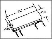 CLARE PS2401 OPTOCOUPLER, PHOTOSCR O/P, 3.75KV, SIP (10 pieces)