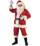 X-Large Rubies Flannel Santa Suit - Size 50-56