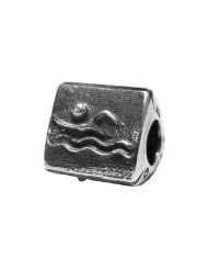 Sterling Silver Swimmer Zable Bead Charm bz19.9921