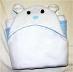 MyCuddlyBuddy Bear Baby/Toddler Blanket (BLUE)