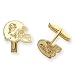 14K Miami Dolphins Helmet Cuff Links - NF1078