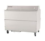 Beverage Air STF58-1-S 58" Stainless Steel Dual Sided Milk Cooler | 16-Crat ....