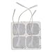 Self-Adhering Electrodes with Multistick Gel, Fabric Back, 2