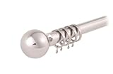 New chrome Curtain Pole / Poles / Rod / Rail 28mm, 300cms