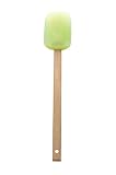SiliconeZone Medium Bamboo Spoon, Green Apple Ice