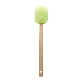 SiliconeZone Medium Bamboo Spoon, Green Apple Ice by Silicone Zone