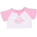 Build-A-Bear Workshop Milwaukee Brewers Pink Raglan Tee
