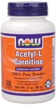 Acetyl-L-Carnitine Powder by NOW Foods - Mental Fitness (635 mg - 3 oz Powder)