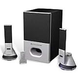 Altec Lansing VS4221 2.1 Speaker System Music & Gaming System with Remote